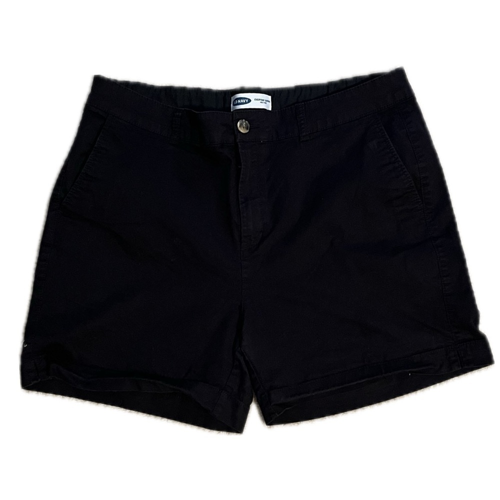 Old Navy Women’s Everyday Black Shorts | High Rise | Size 16 - Picture 1 of 4